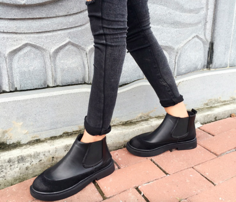 HA017 Ankle Boots Black